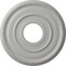 Ekena Millwork Valeriano Ceiling Medallion (Fits Canopies up to 6 1/4"), 12 1/8"OD x 3 5/8"ID x 3/4"P, Frost CM12VAFRF - alternate 1